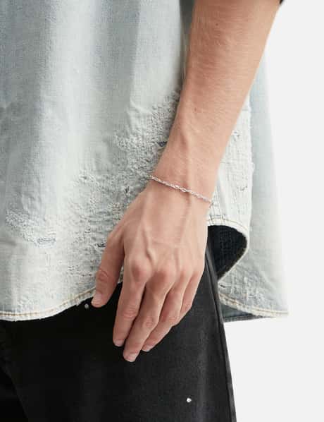 Silver Chain Bracelet view 8