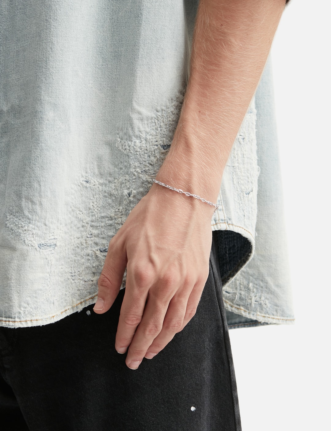 Silver Chain Bracelet view 12