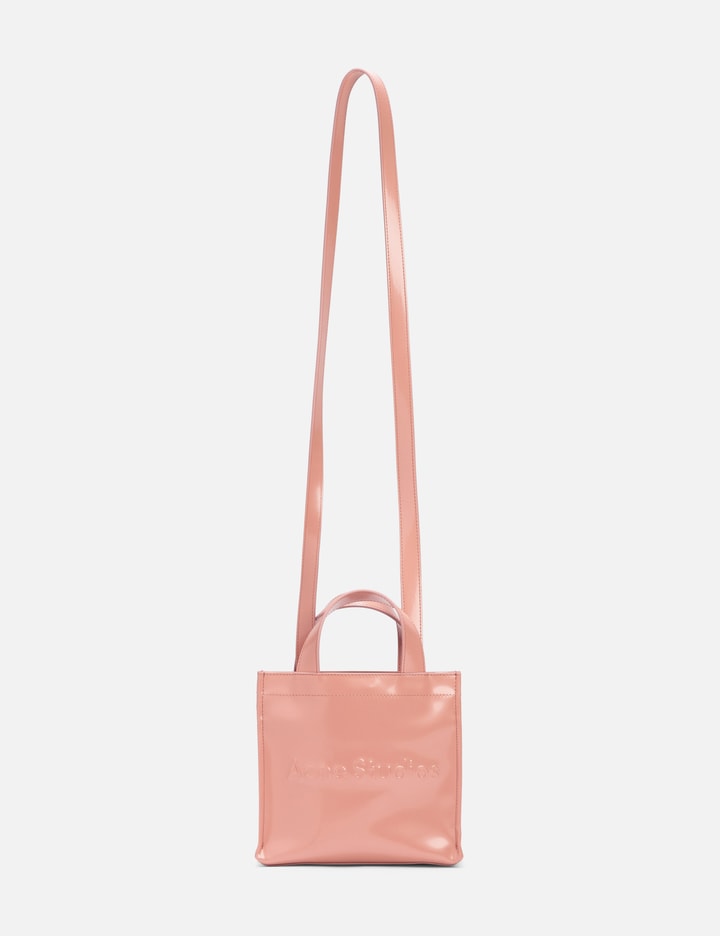 Acne Studios Logo Mini Shoulder Tote Bag In Pink