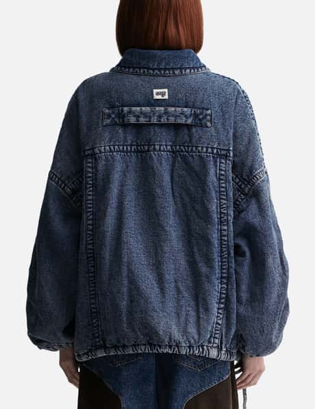 DHRUV KAPOOR - PADDED DENIM JACKET | HBX - ハイプビースト 