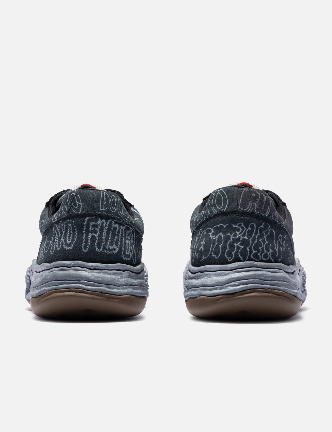 "OLIVER" OG Sole Graffiti Printed Canvas Low-Top Sneaker view 10
