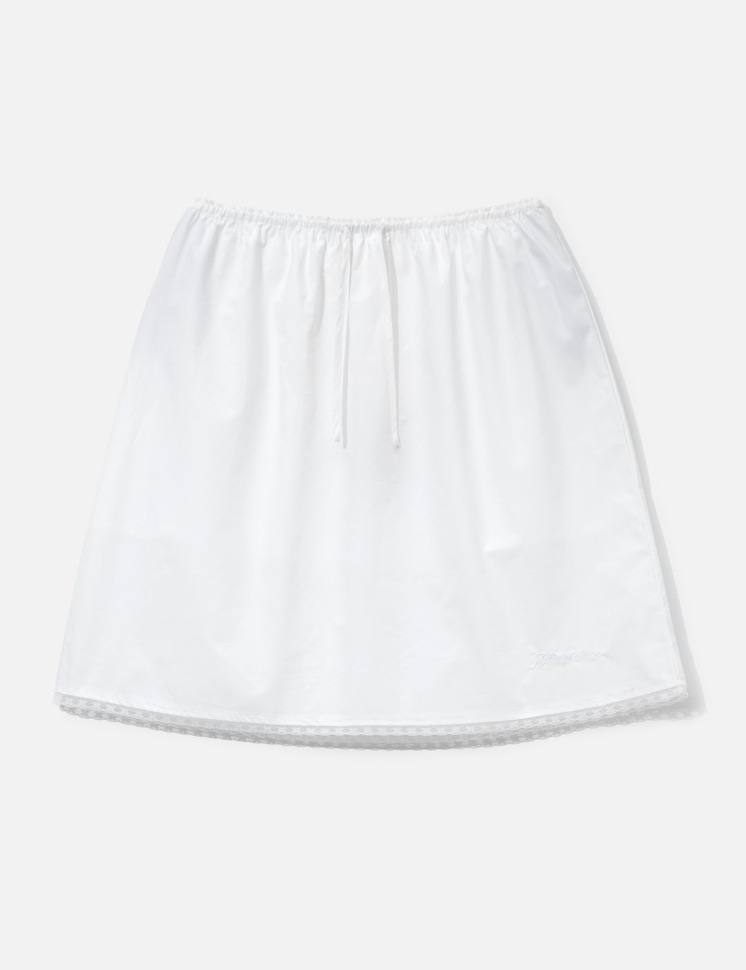 G Classic Lace-Up Midi Skirt view 7