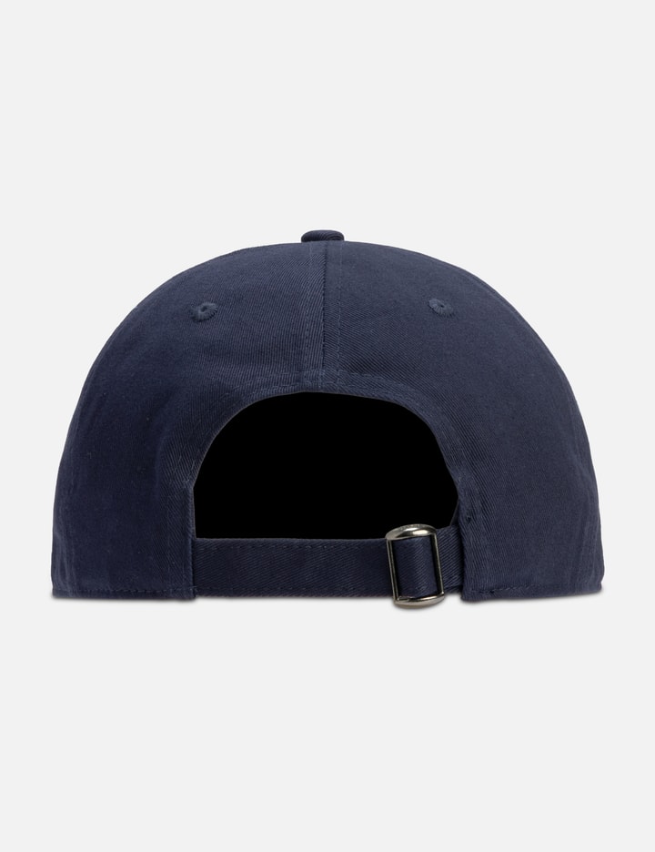 Sporty & Rich Serif Logo Hat In Blue