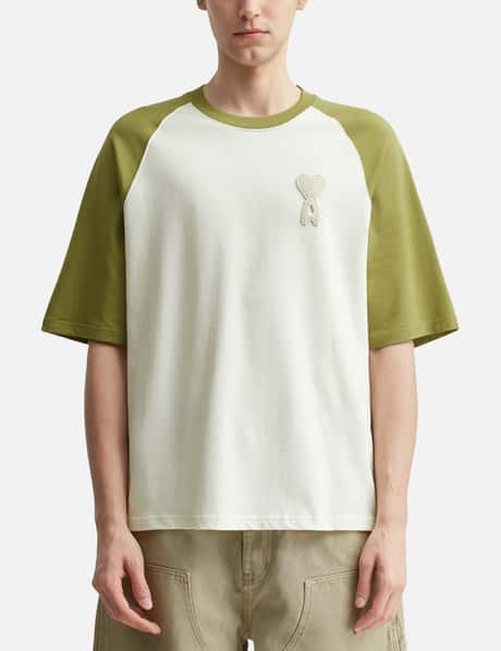 De Coeur Two Tone Thick Cotton Jersey T-Shirt view 10