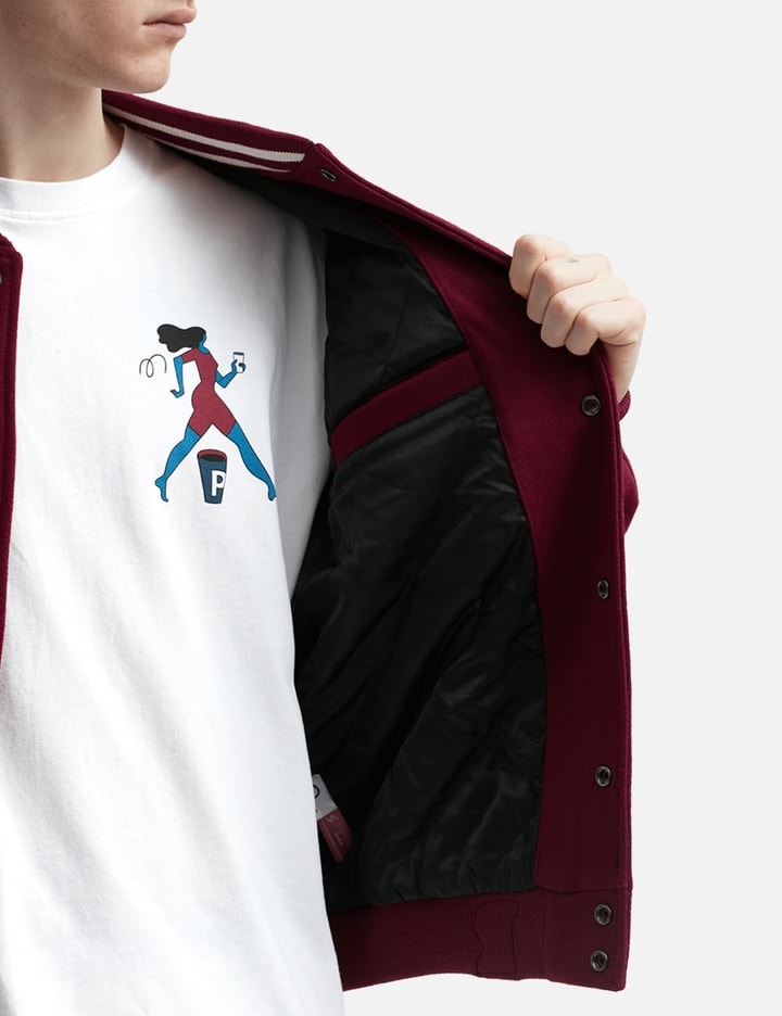 RUN SIT & BIKE VARSITY JACKET Placeholder Image