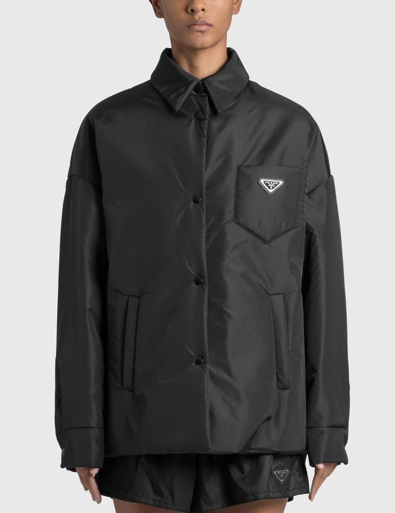 prada padded nylon coat