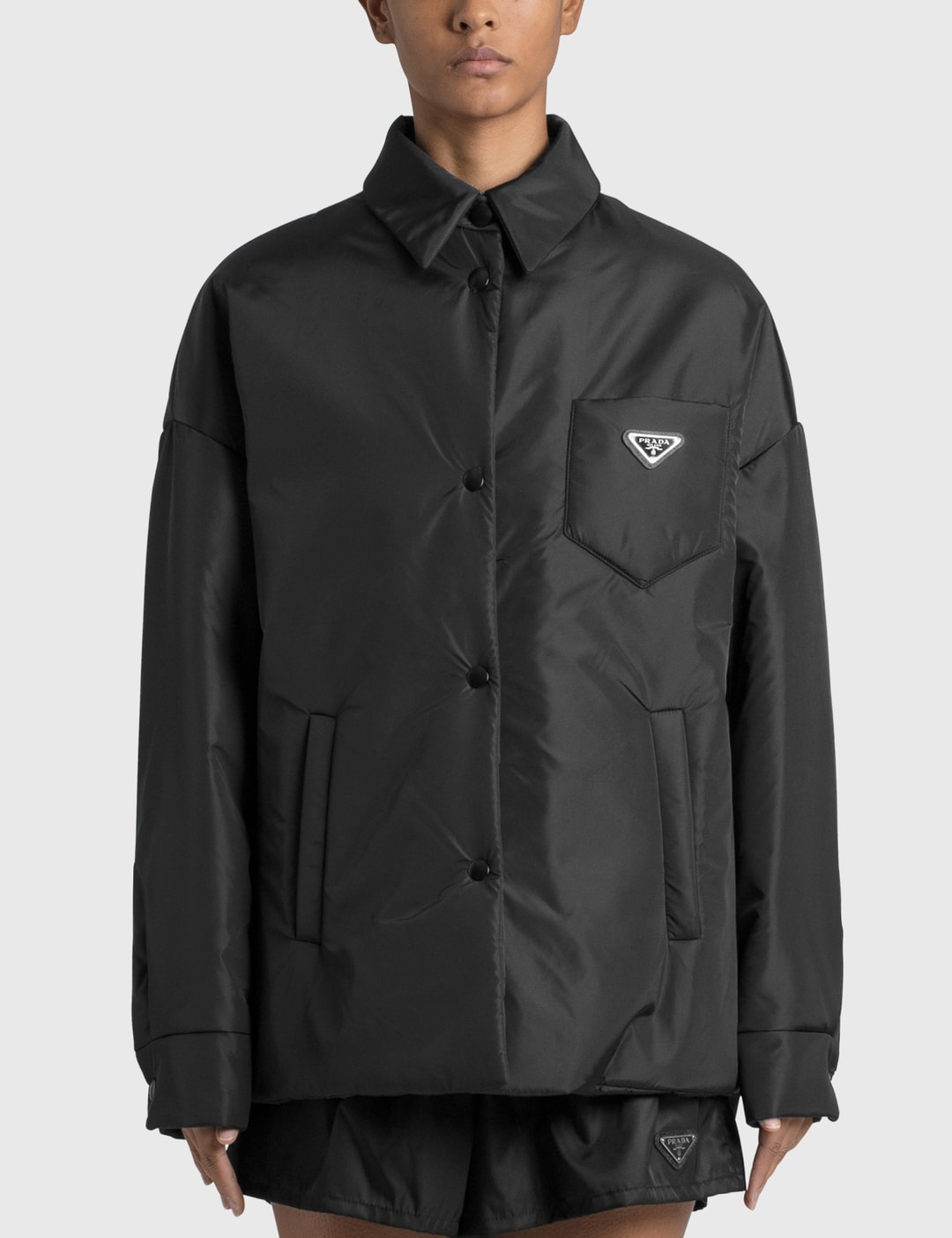 Prada - Re-nylon Blouson Padded Jacket | HBX - Globally Curated Fashion and  Lifestyle by Hypebeast