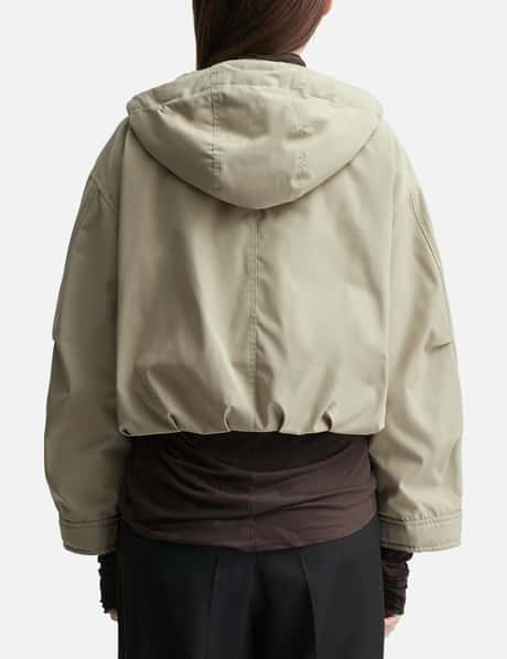 Eucalyptus Hooded Short Down Jacket view 9