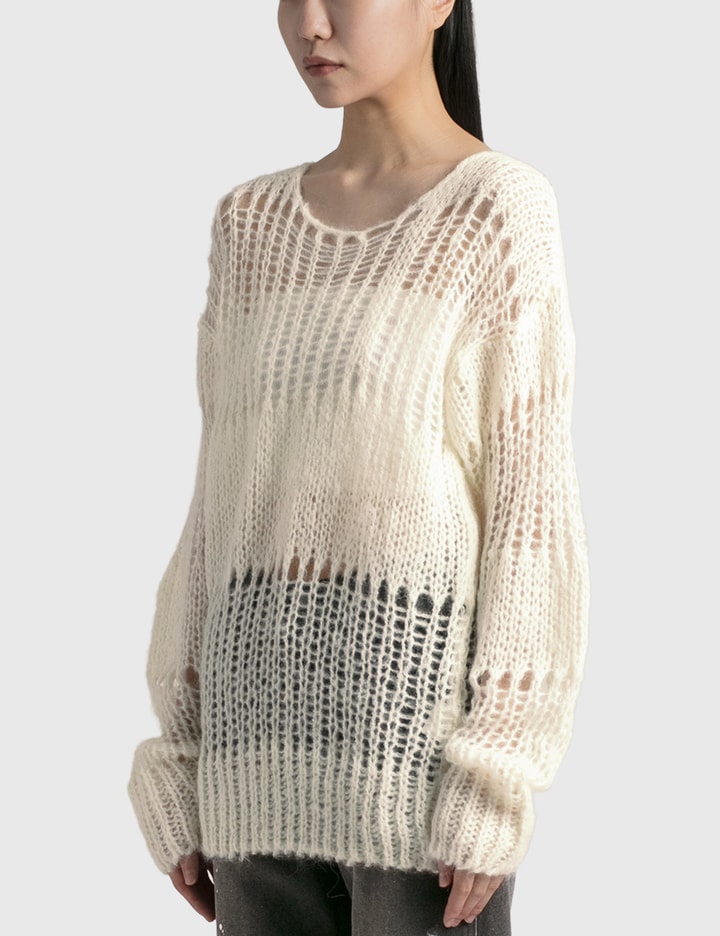IRREGULAR NETTED SWEATER Placeholder Image