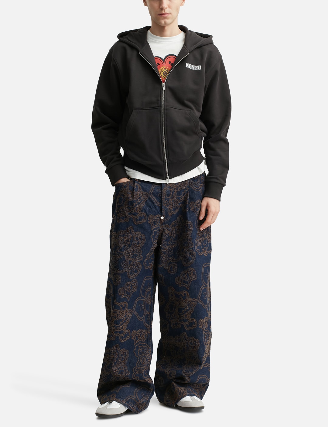 'KENZO City' Full-Zip Hoodie view 16