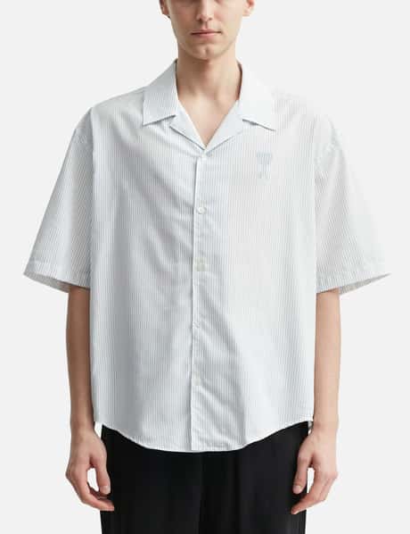 COTTON CAMP COLLAR SHORT SLEEVE SHIRT view 10
