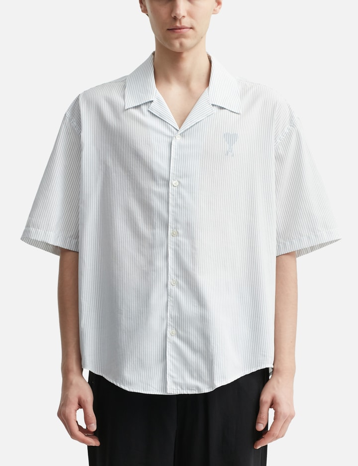 COTTON CAMP COLLAR SHORT SLEEVE SHIRT Placeholder Image