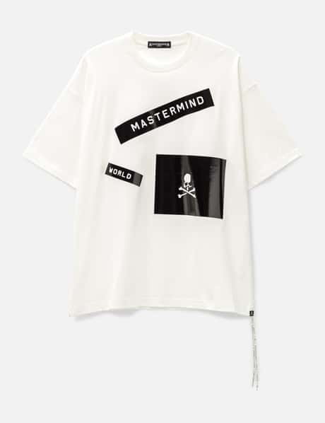 Mastermind World オーバーサイズ レーベル Tシャツ
