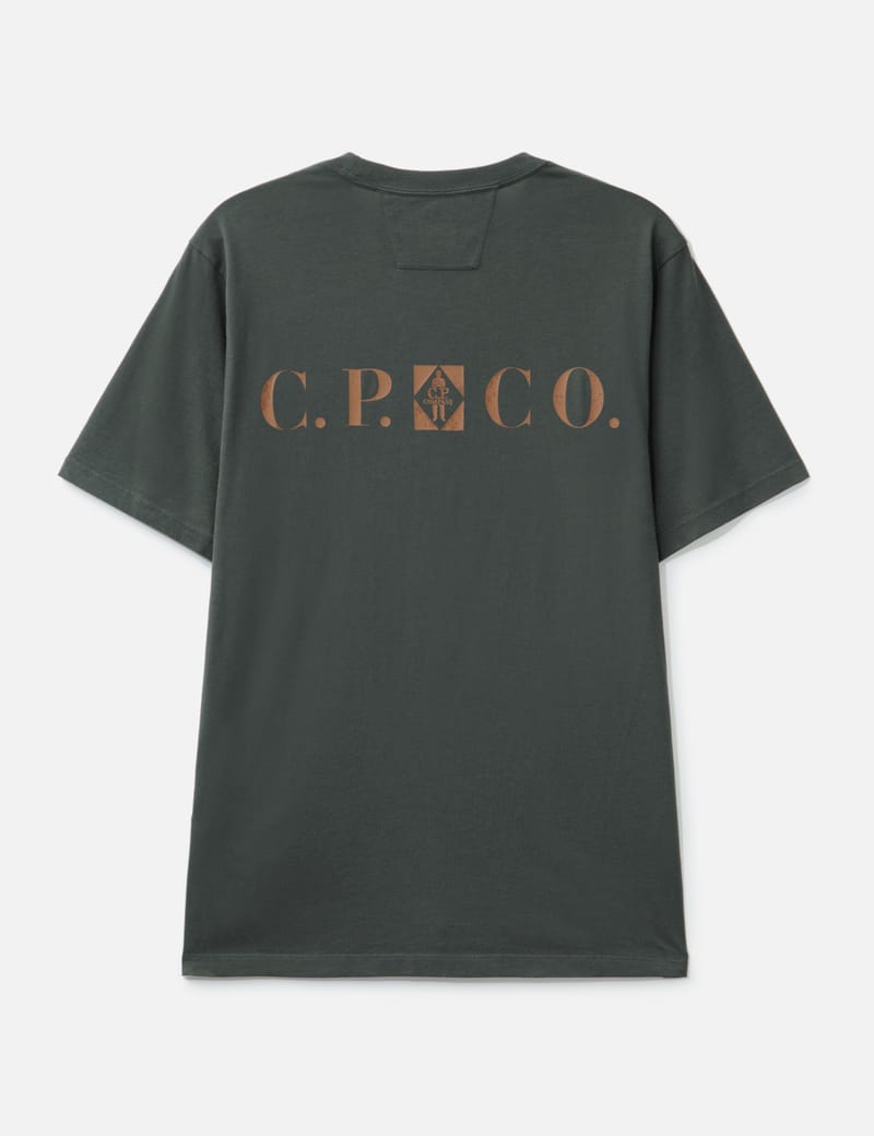シーピーカンパニー メンズ Tシャツ トップス 30/1 Jersey Logo T-Shirt CP COMPANY｜ (30⁄1 Jersey Vertical Logo T-Shirt (18CMTS1 Tシャツ