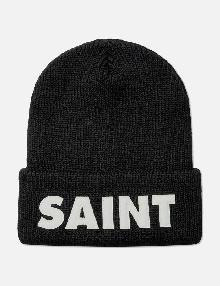Saint Michael Knit Cap In Black
