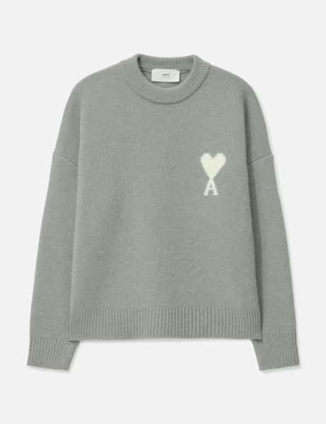 Ami Alpaca Ami De Coeur Crewneck Sweater