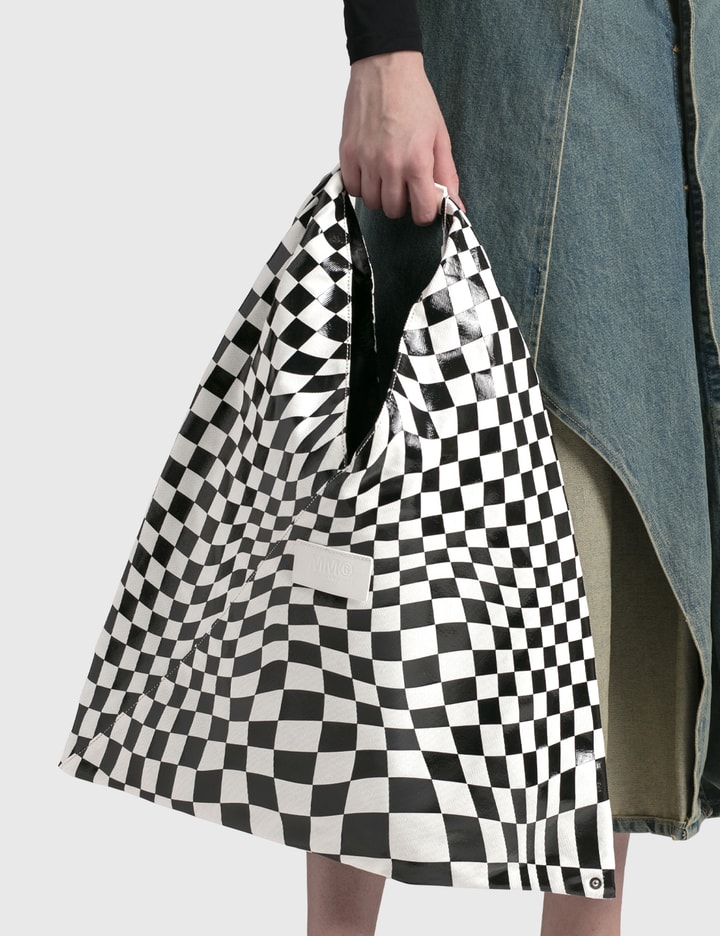 Distorted Check Print Classic Japanese Bag Placeholder Image