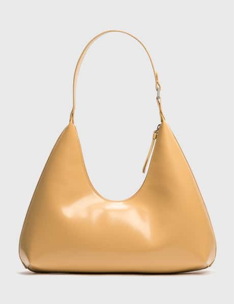 HBX - The BY FAR Amber Semi Patent Leather Bag is now