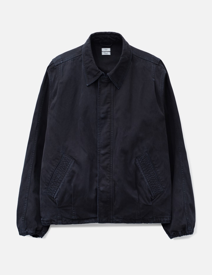 Yoke Peached Cotton Twill Garment-Dye Balloon Silhouette Blouson