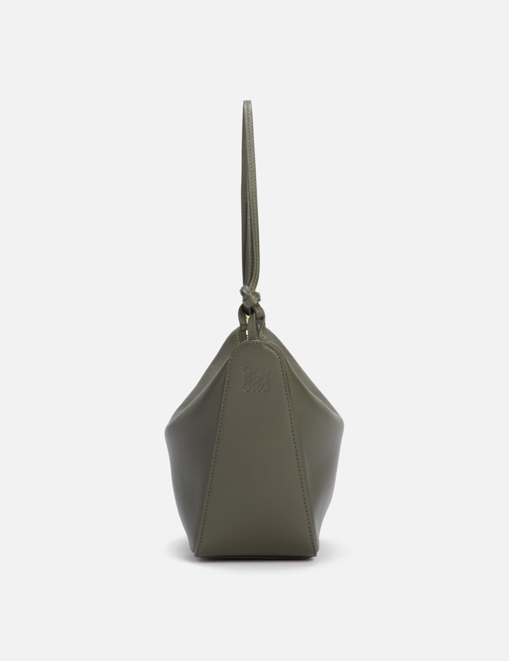 Loewe Mini Hammock Hobo Bag In Classic Calfskin In Green