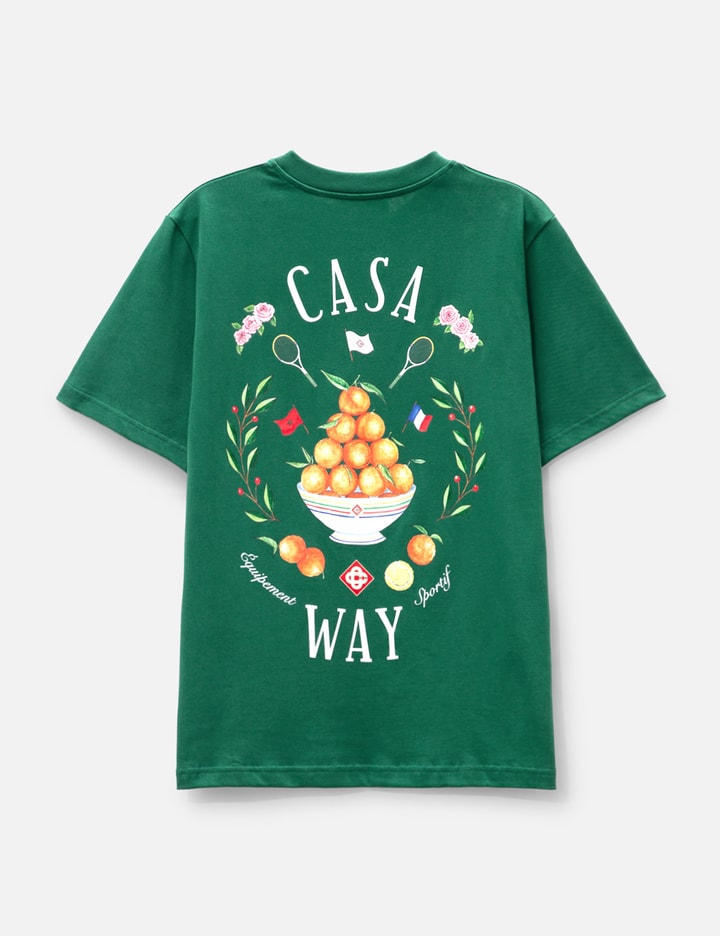 Shop Casablanca Casa Way T-shirt In Green
