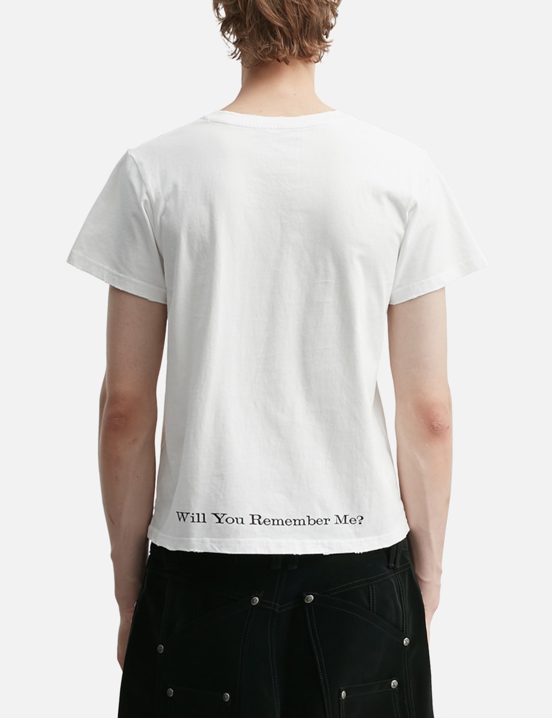"Caspian" Ghost Fitted T-Shirt In White view 19