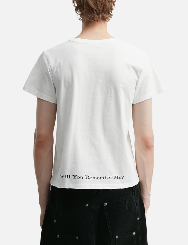 Thought We Friends "Caspian" Ghost Fitted T-Shirt In White