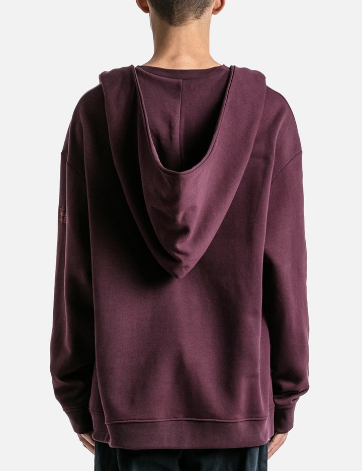 REGULAR FIT HOODIE WITH KNOT HOOD Placeholder Image