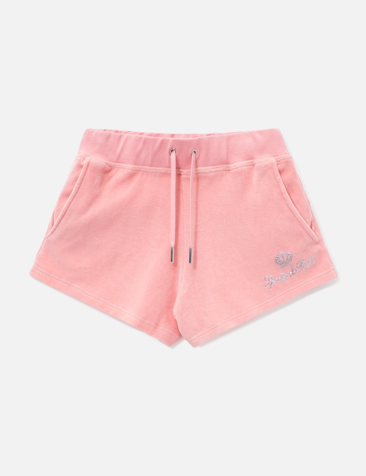 Sporty & Rich Sporty & Rich X Juicy Couture Script Velour Short