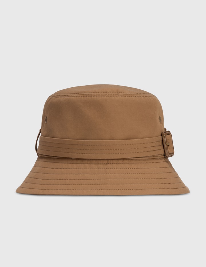 Burberry Belted Bucket Hat In Brown