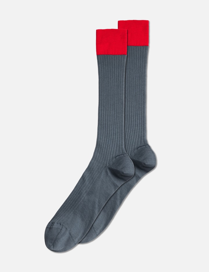 Marni Cotton Socks With Contrast Cuffs