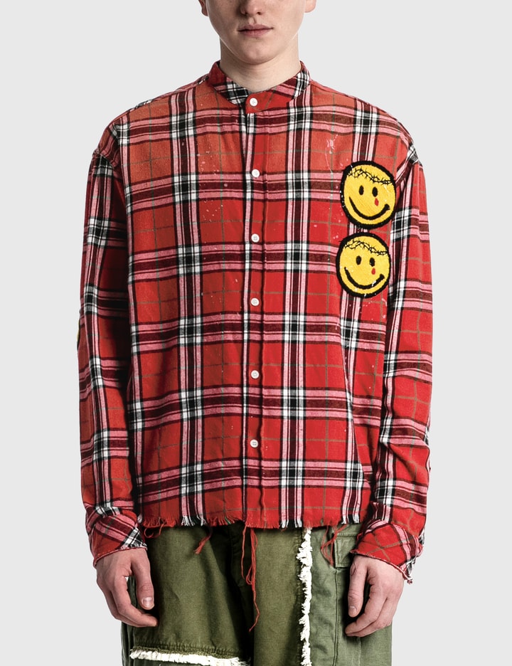 K.O.K Long Sleeve Vintage Flannel Shirt Placeholder Image
