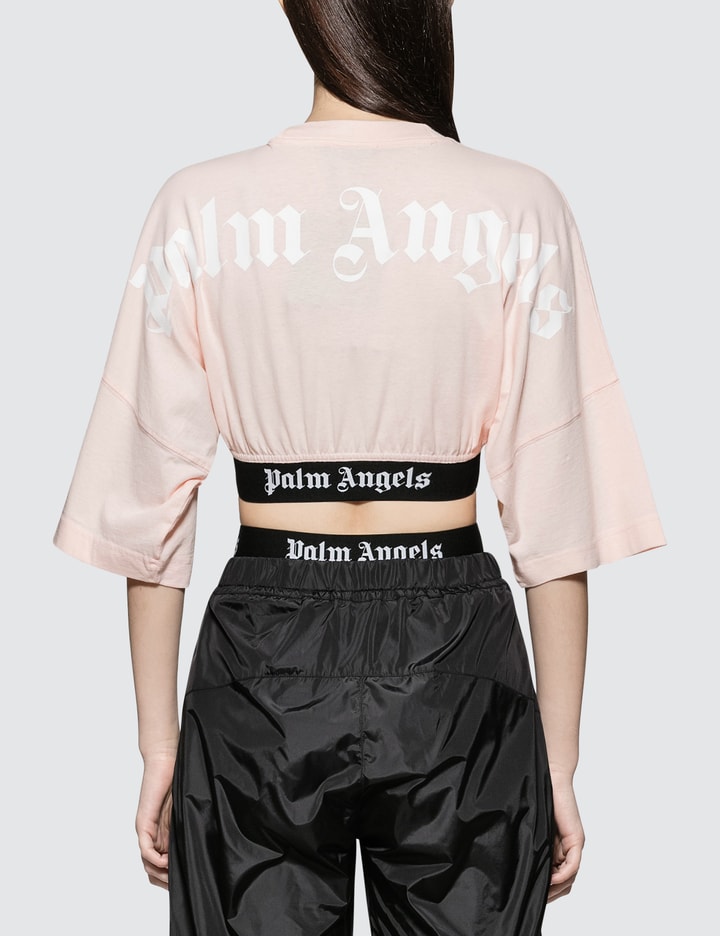 Cropped Logo Over Short Sleeve T-shirt Placeholder Image