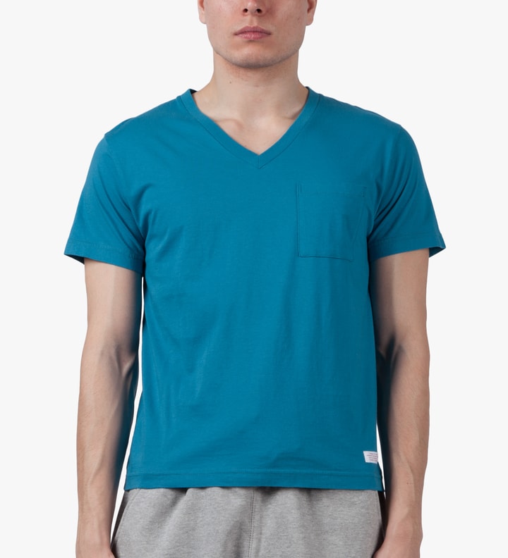 Blue Caipirinha Pocket V-neck T-Shirt Placeholder Image