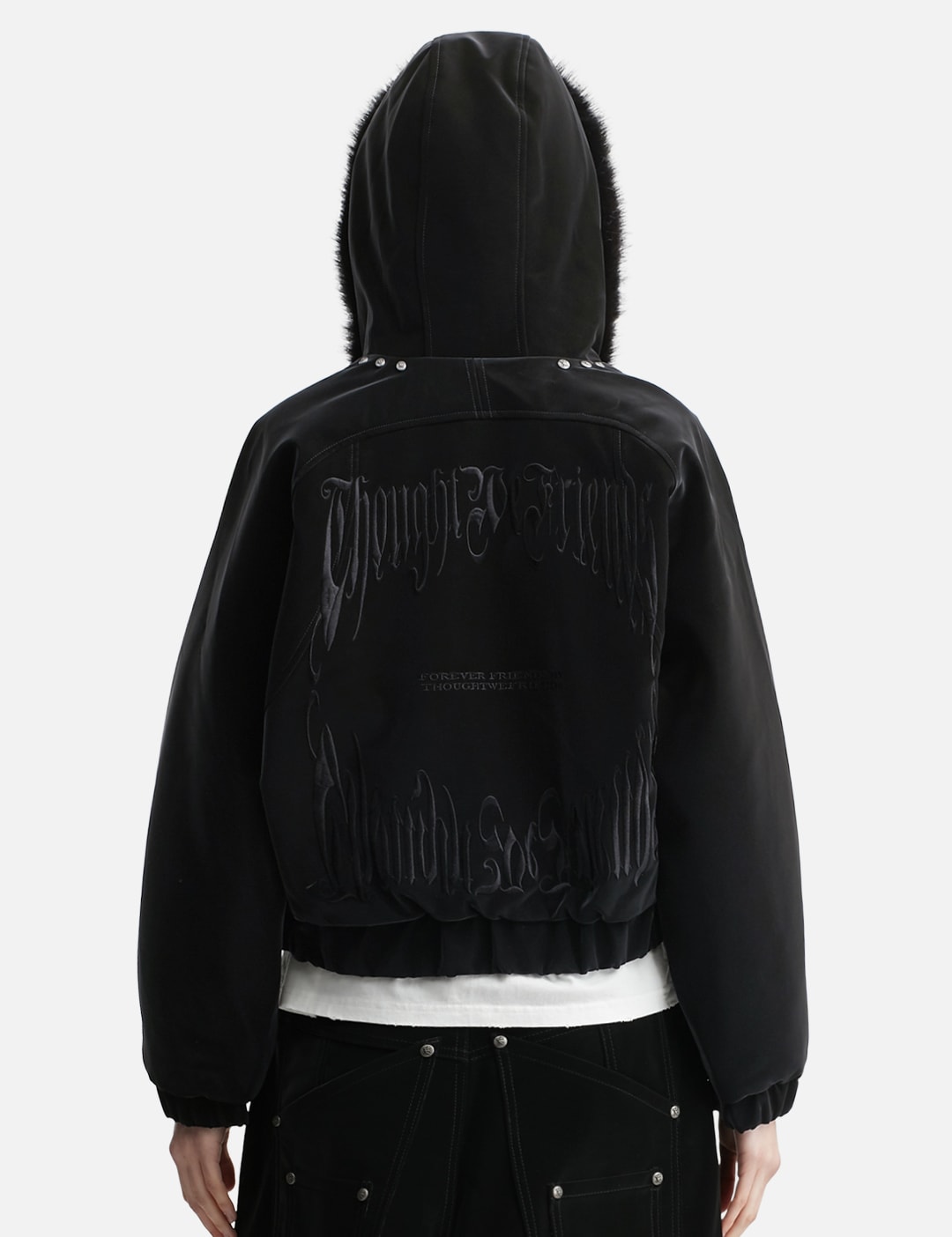 "Ka-Shing" Jacket With Fur Hood view 19