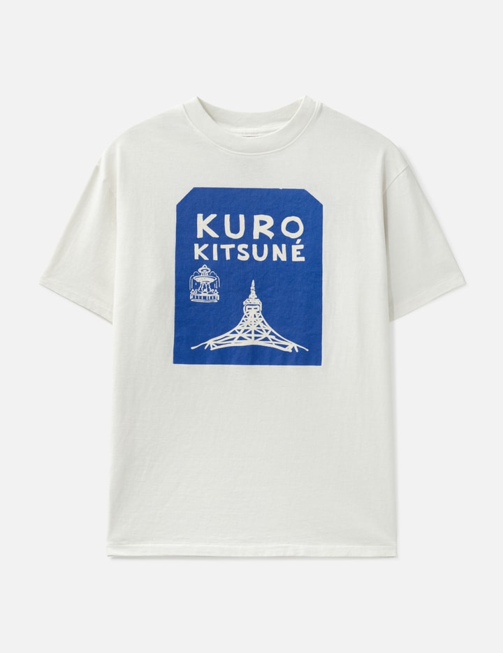 Maison Kitsuné Maison Kitsuné X Kuro Tokyo-Paris Crossroads Vintage Wash Tee