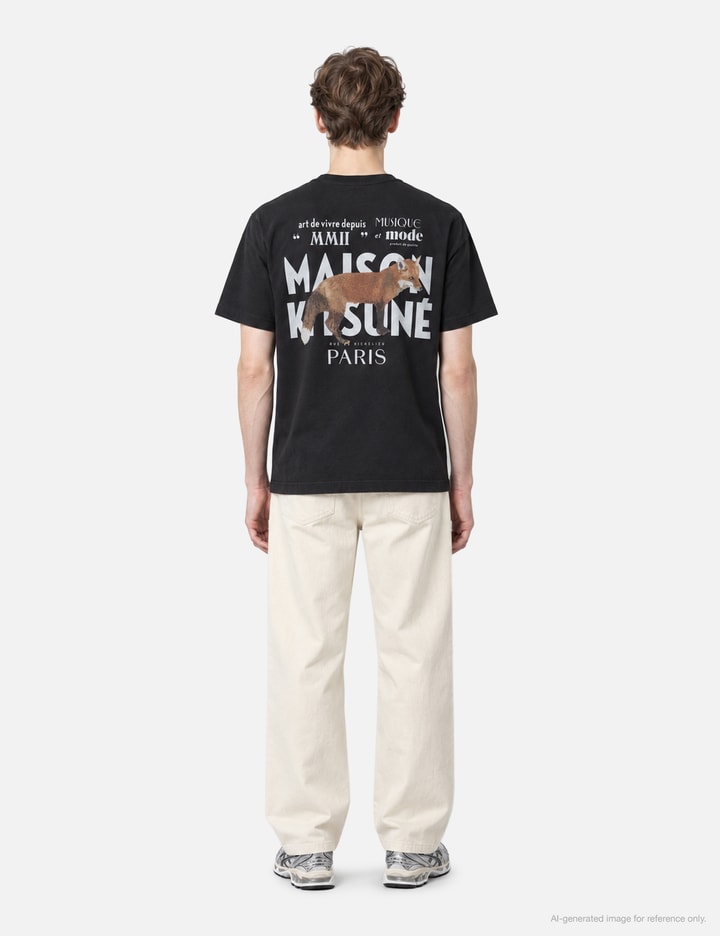 Maison Kitsuné MMII Profile Fox Oversize Tee-Shirt
