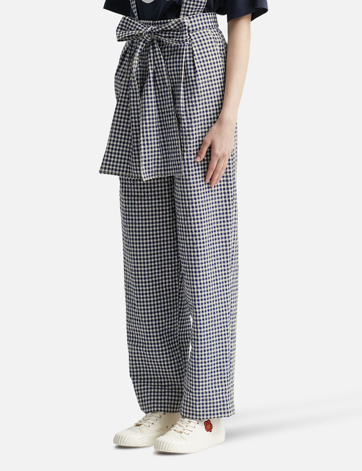 Gingham Tie-waist Trousers Placeholder Image