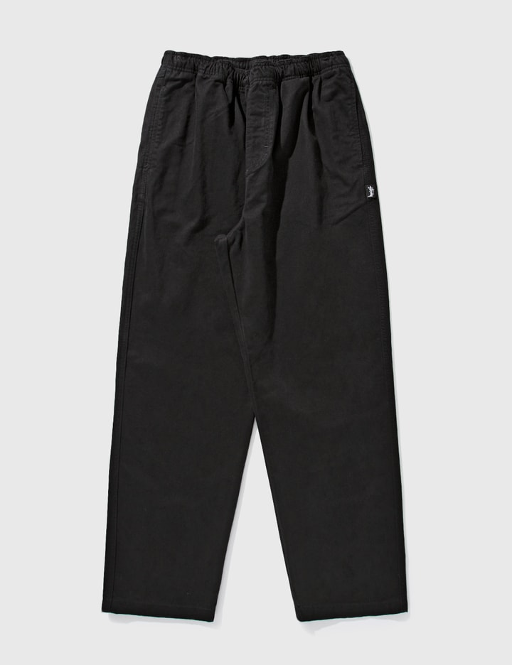 Stussy Brushed Beach Trousers In Black