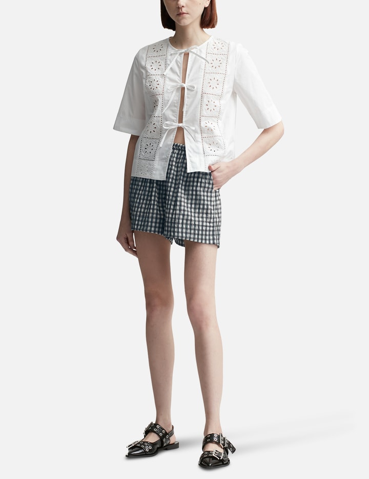 Seersucker Check Elasticated Shorts Placeholder Image