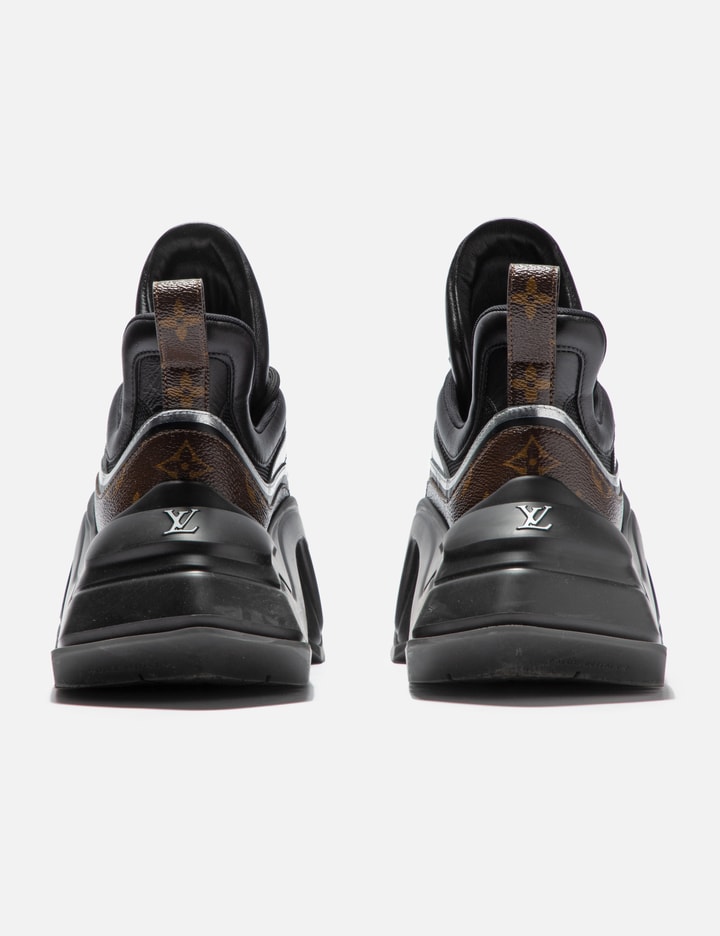 Louis Vuitton [Japan Only] LV Arc Light 2.0 Line Sneakers, Black, 39.5