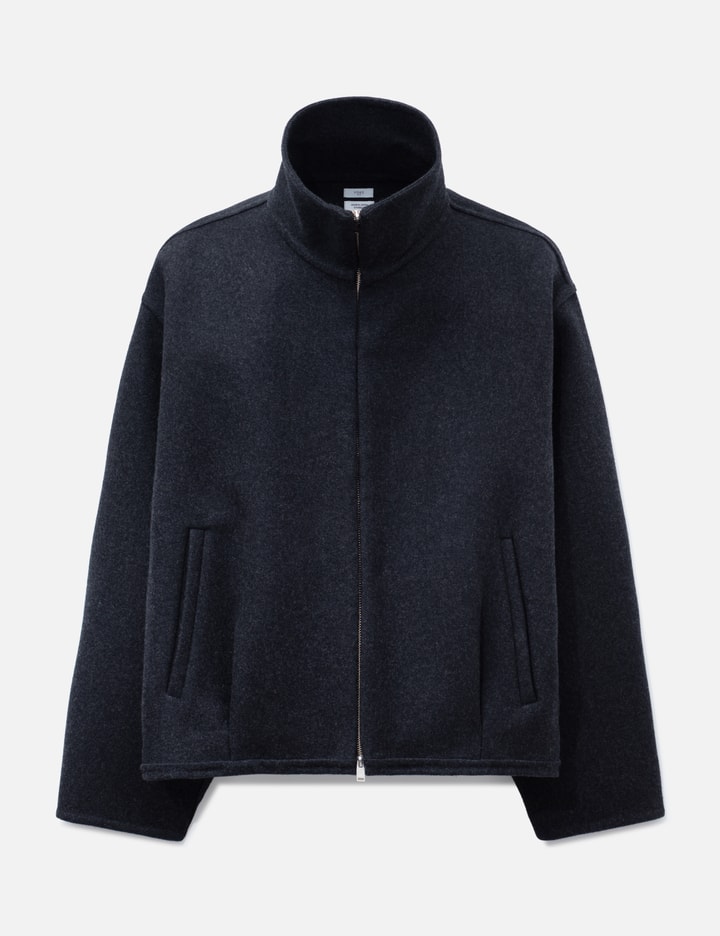 Yoke Wool Cashmere Balloon Silhouette Blouson