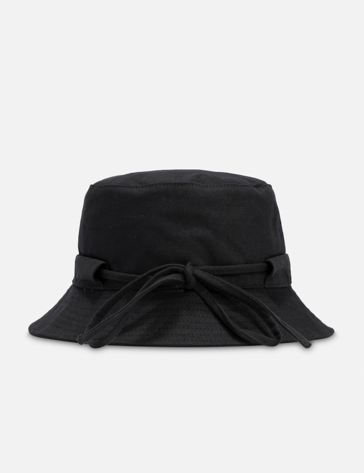 Shop Jacquemus Le Bob Gadjo Bucket Hat In Black