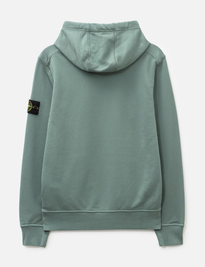 Stone Island Organic Cotton Fleece Hooded Sweatshirt