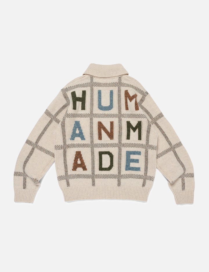 Animal Half Zip Knit Sweater Placeholder Image