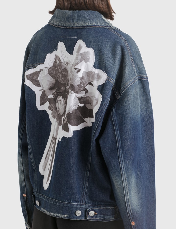 Rose Print Denim Jacket Placeholder Image