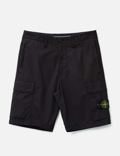 Stone Island Stretch Cotton Tela Bermuda Shorts