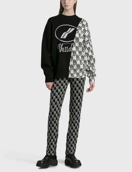 We11done - WD1 グラフィック ミックス ロゴ セーター | HBX - ハイプ  