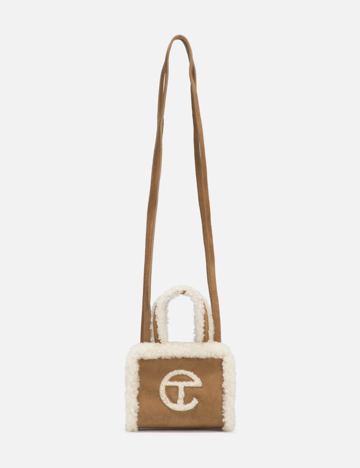 Ugg X Telfar Small Shopper Shoulder Bag Suede Light Off2way In Brown