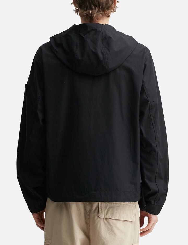 Stone Island All-Weather Cotton CANVAS_S.I. Ghost Hooded Jacket